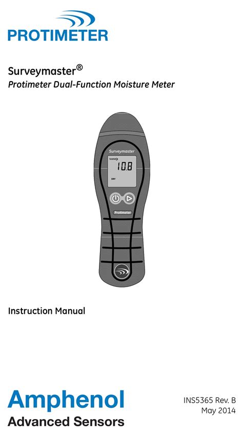 custom ge protimeter surveymaster moisture meter manual|damp meter readings chart.